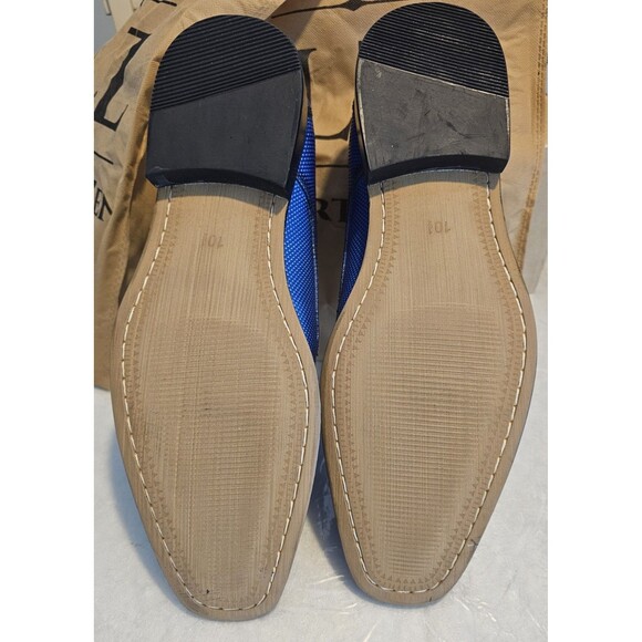 LibertyZeno Royal Blue Textured Oxford Dress Shoes Men’s 10.5 New Box Dust Bags main image 8